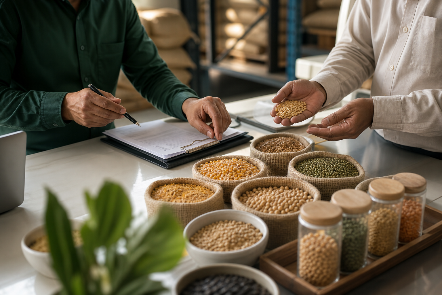 Agri commodity quality inspection and procurement meeting